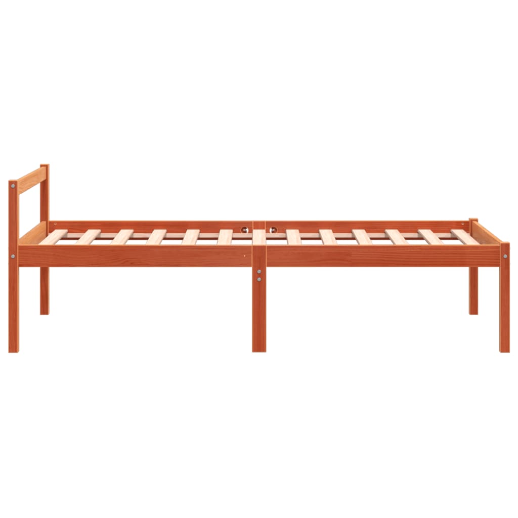 Seniorseng voksbrun 90x190 cm heltre furu