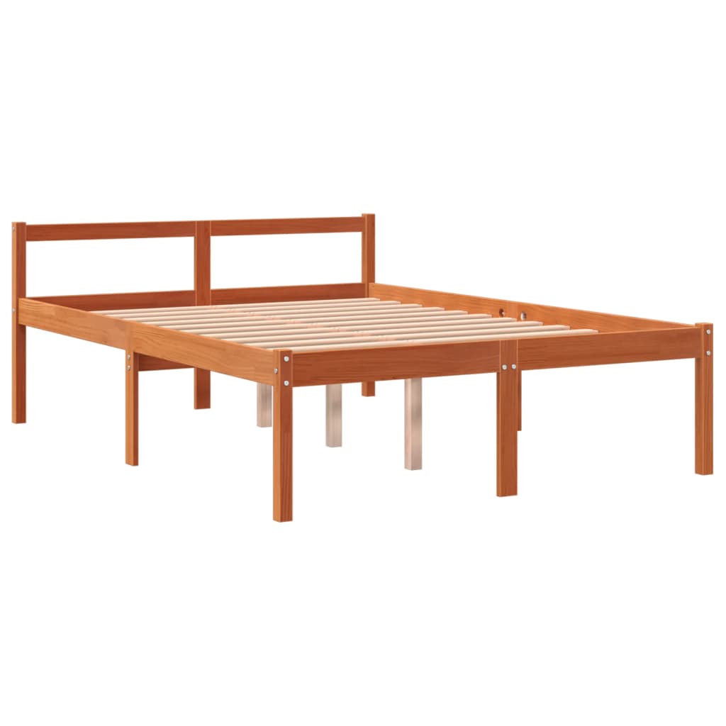 Seniorseng voksbrun 120x200 cm heltre furu