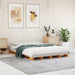 Palleseng voksbrun 140x200 cm heltre furu