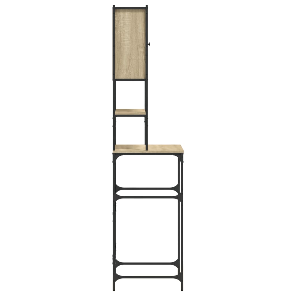 Vaskemaskinskap sonoma eik 68x48,5x194 cm