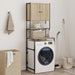 Vaskemaskinskap sonoma eik 68x48,5x194 cm