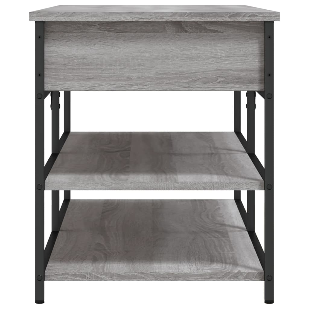 Skobenk grå sonoma 100x42,5x50 cm konstruert tre