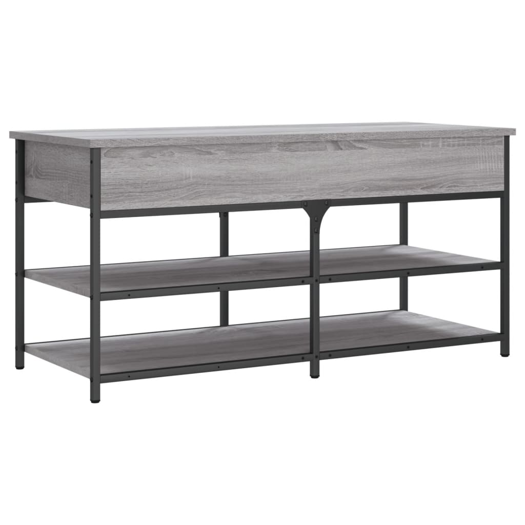 Skobenk grå sonoma 100x42,5x50 cm konstruert tre