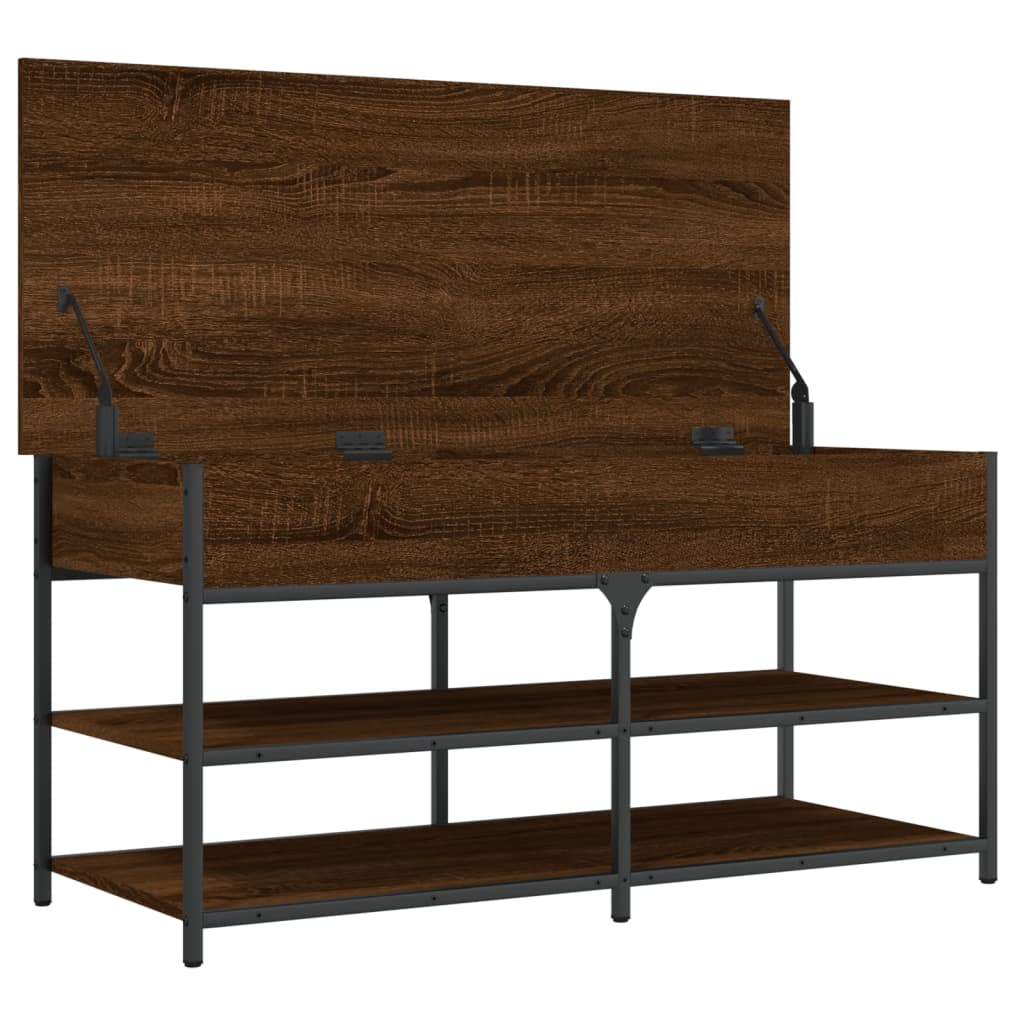 Skobenk brun eik 100x42,5x50 cm konstruert tre