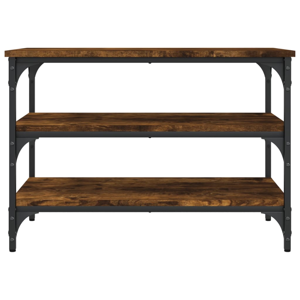 Skobenk røkt eik 70x38,5x49 cm konstruert tre