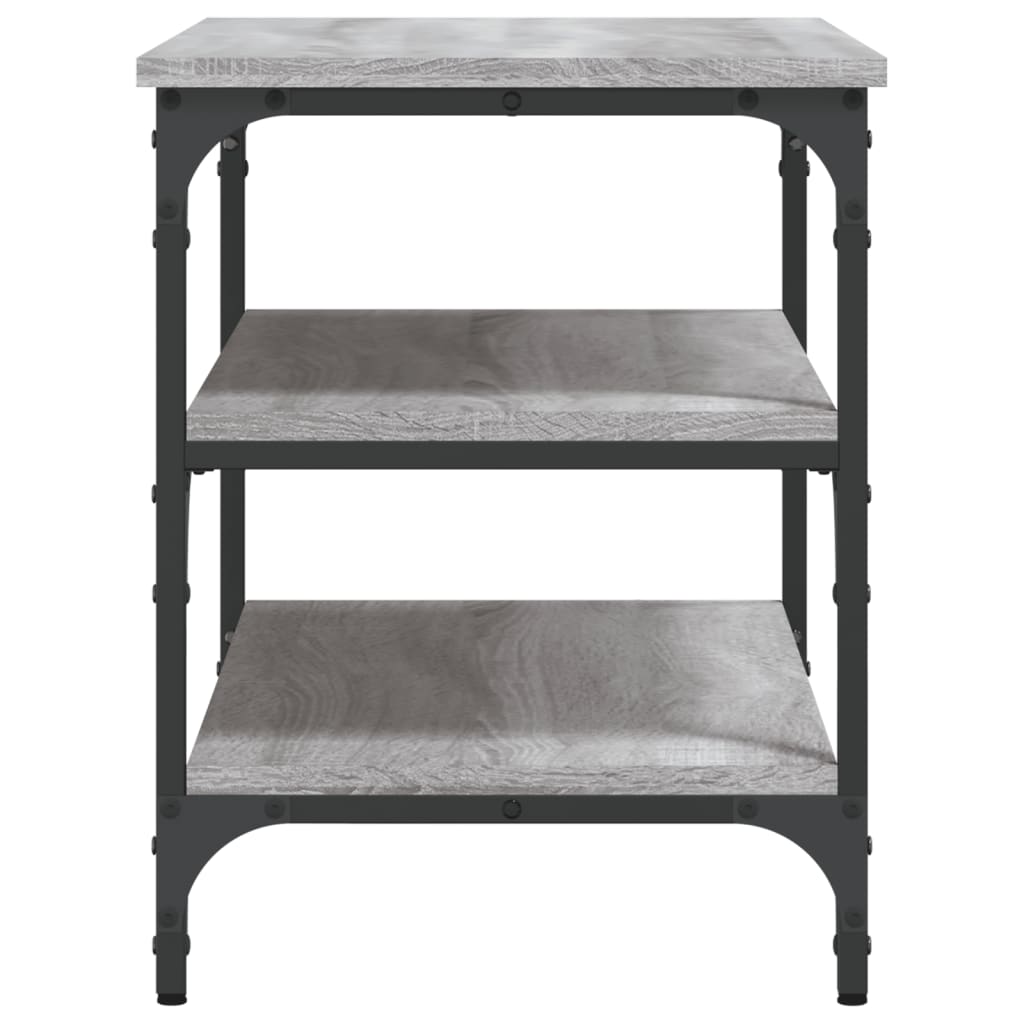 Skobenk grå sonoma 70x38,5x49 cm konstruert tre