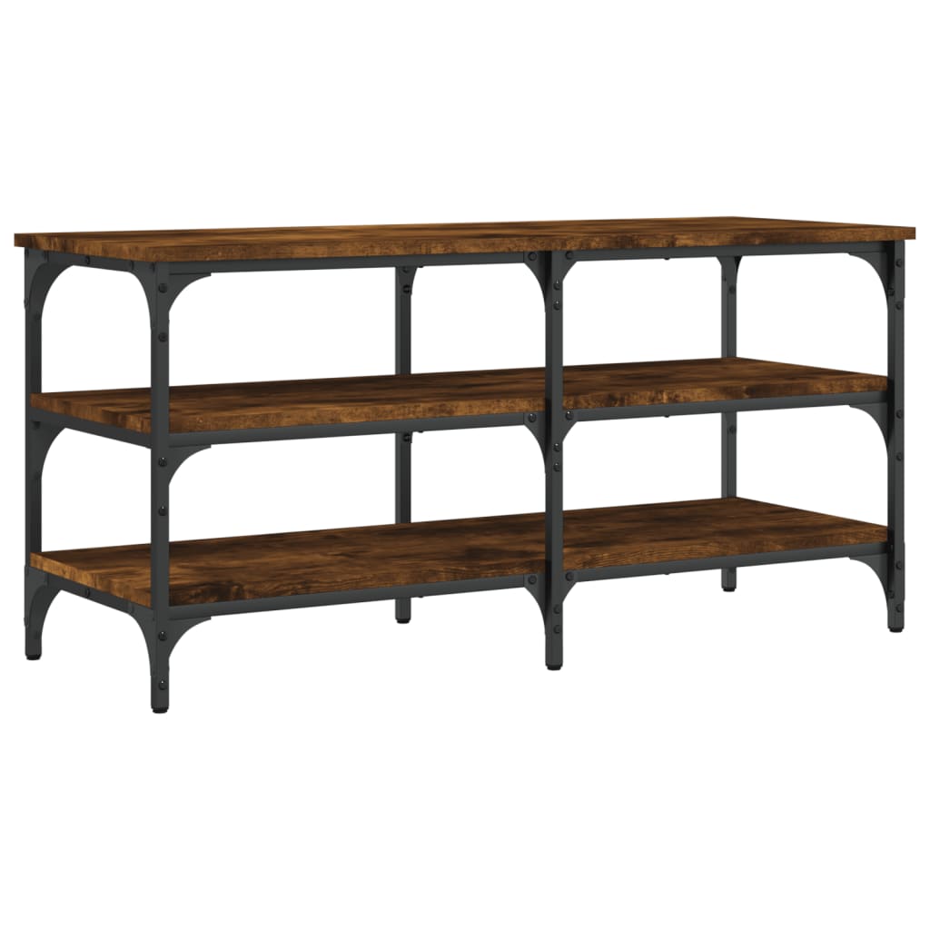 Skobenk røkt eik 100x38,5x49 cm konstruert tre