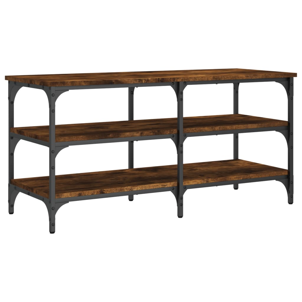 Skobenk røkt eik 100x38,5x49 cm konstruert tre