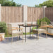 Hagespisegruppe med puter 3 deler beige polyrotting