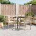 Hagespisegruppe med puter 5 deler polyrotting beige