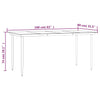 Hagespisegruppe med puter 5 deler polyrotting beige