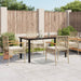 Hagespisegruppe med puter 5 deler polyrotting beige