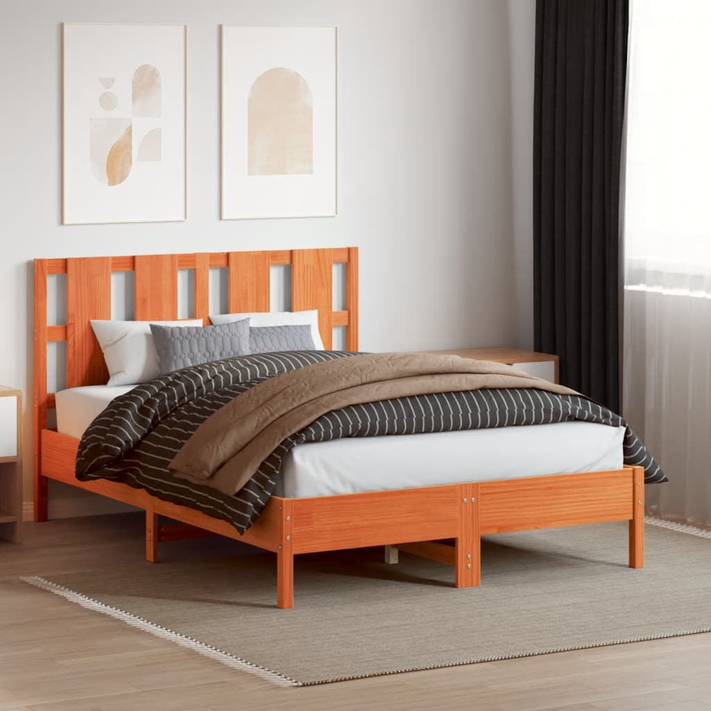 Hodegavl voksbrun 135 cm heltre furu