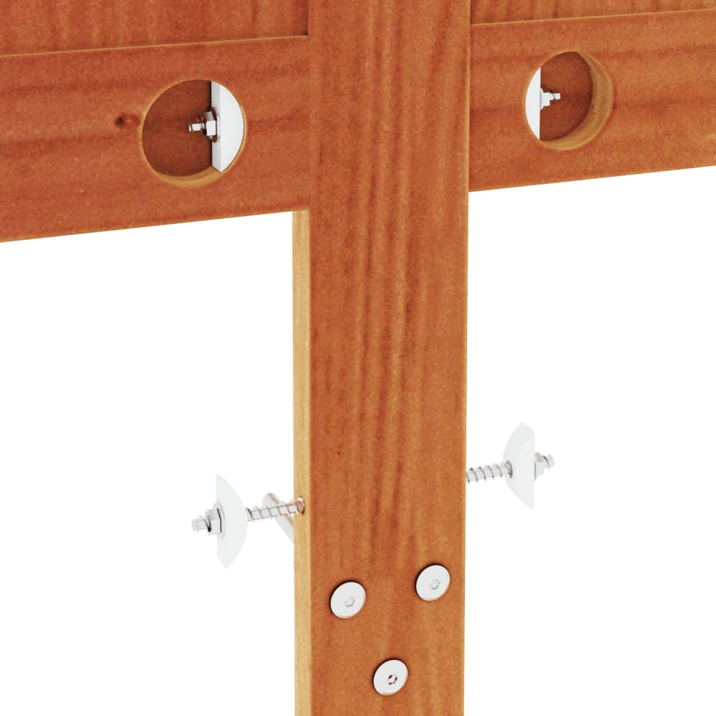 Hodegavl voksbrun 135 cm heltre furu