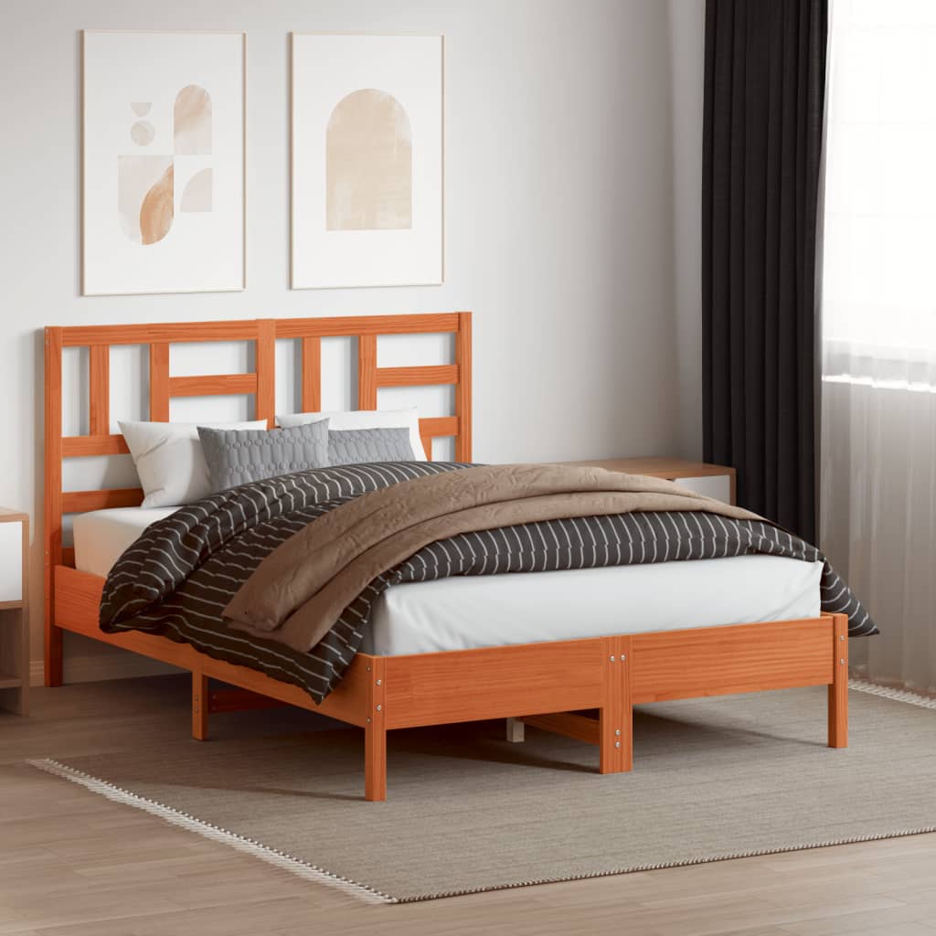 Hodegavl voksbrun 180 cm heltre furu
