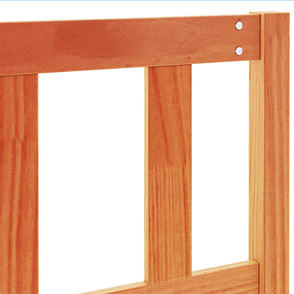 Hodegavl voksbrun 180 cm heltre furu