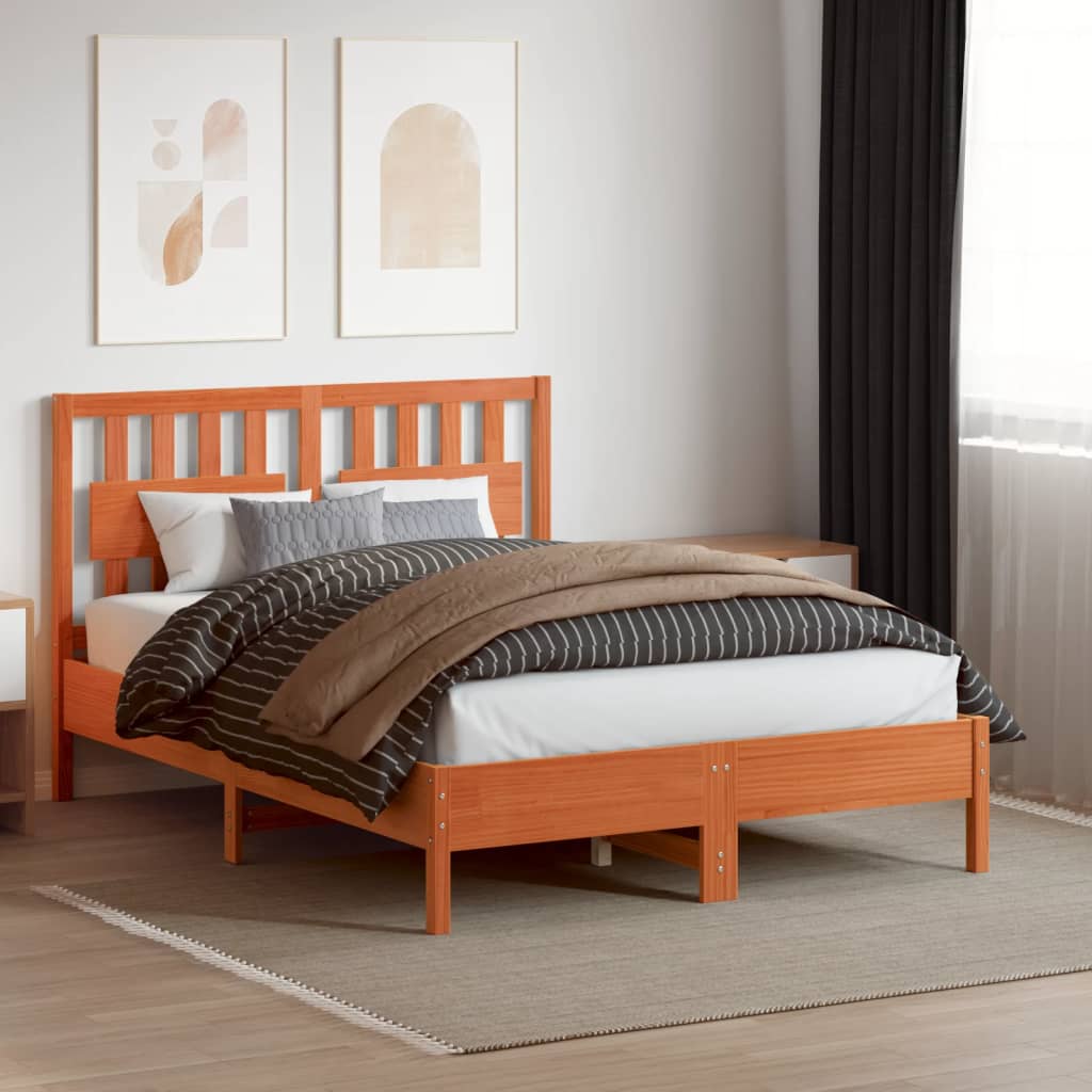 Hodegavl voksbrun 135 cm heltre furu