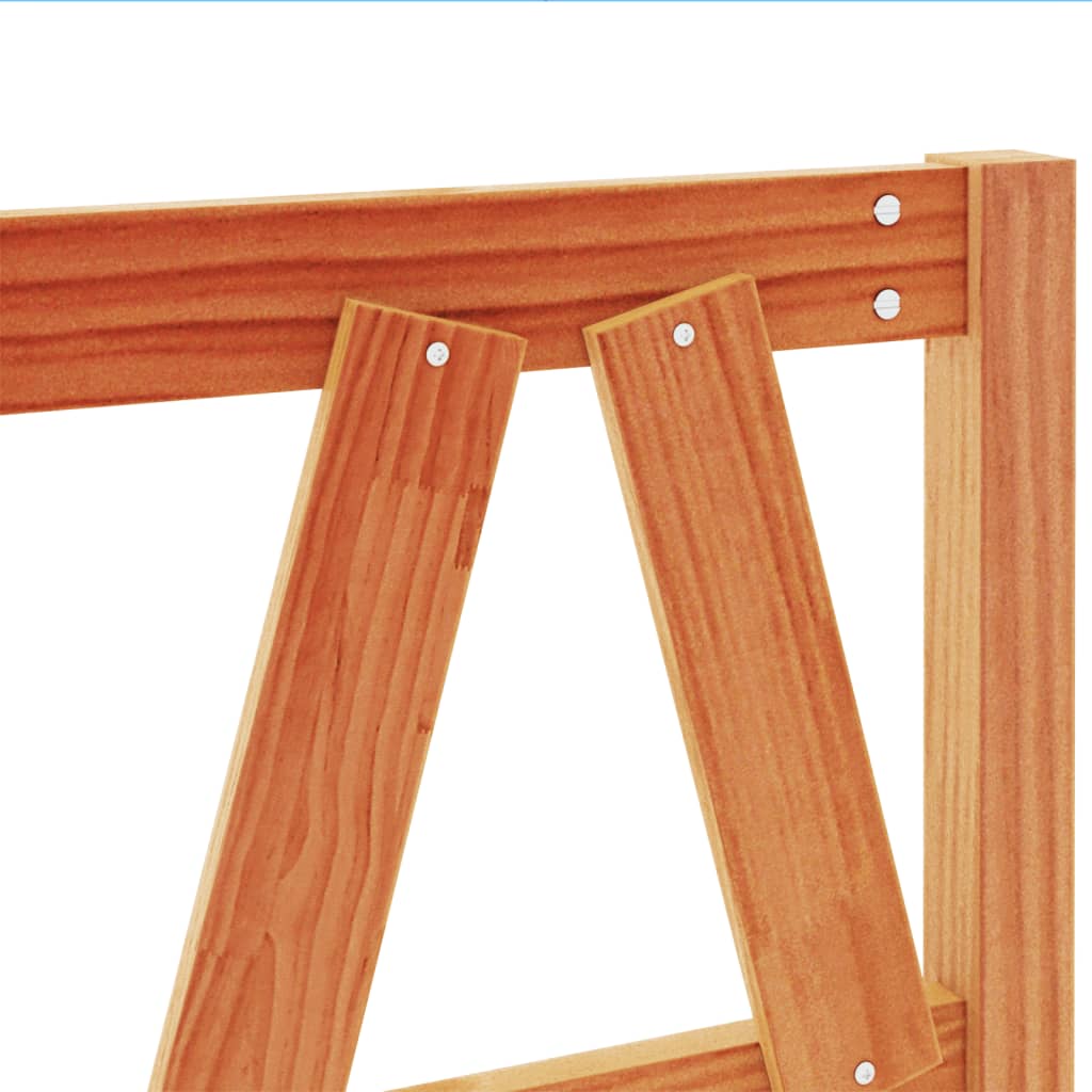 Hodegavl voksbrun 135 cm heltre furu