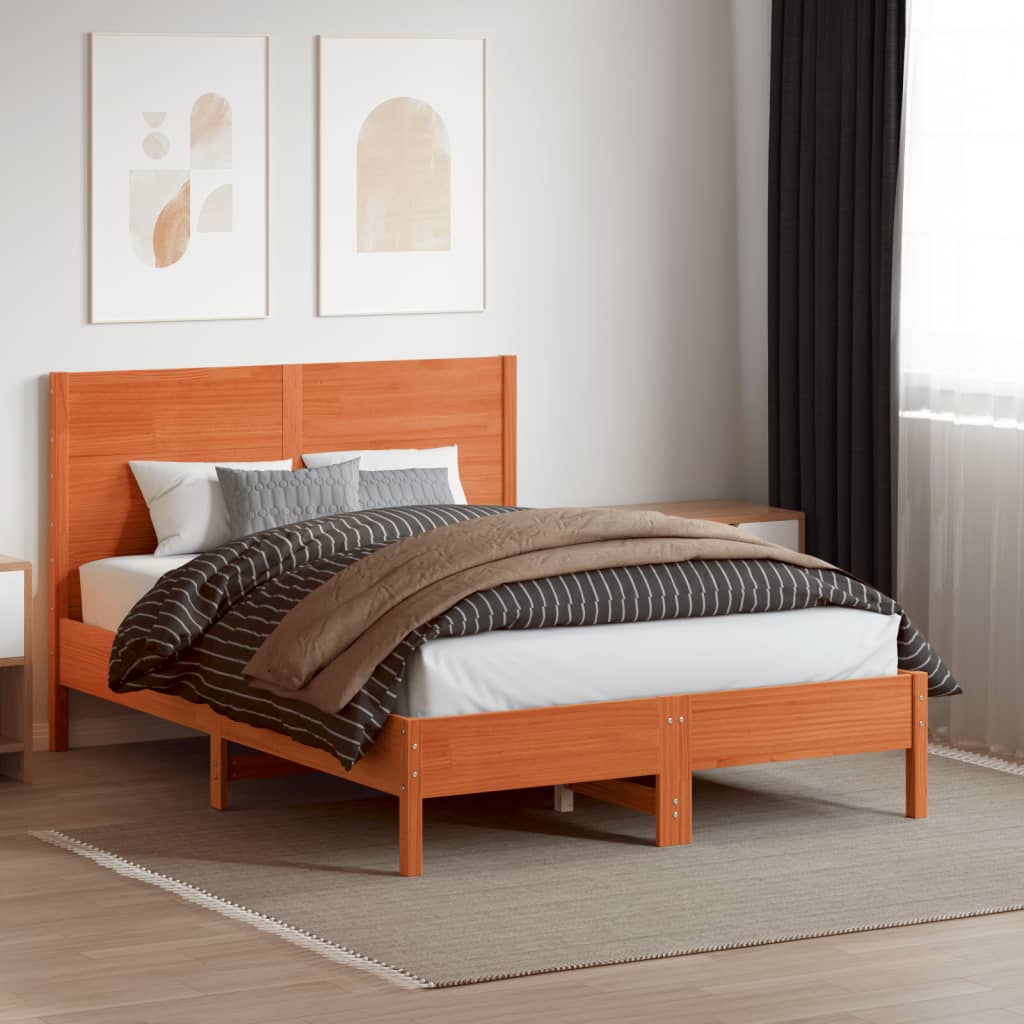 Hodegavl voksbrun 160 cm heltre furu