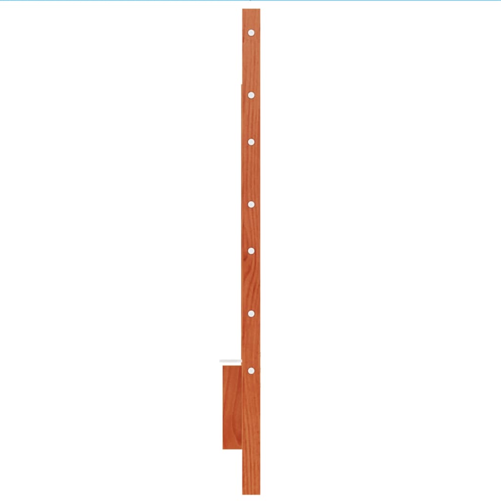Hodegavl voksbrun 180 cm heltre furu