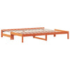 Uttrekkbar dagseng voksbrun 90x200 cm heltre furu