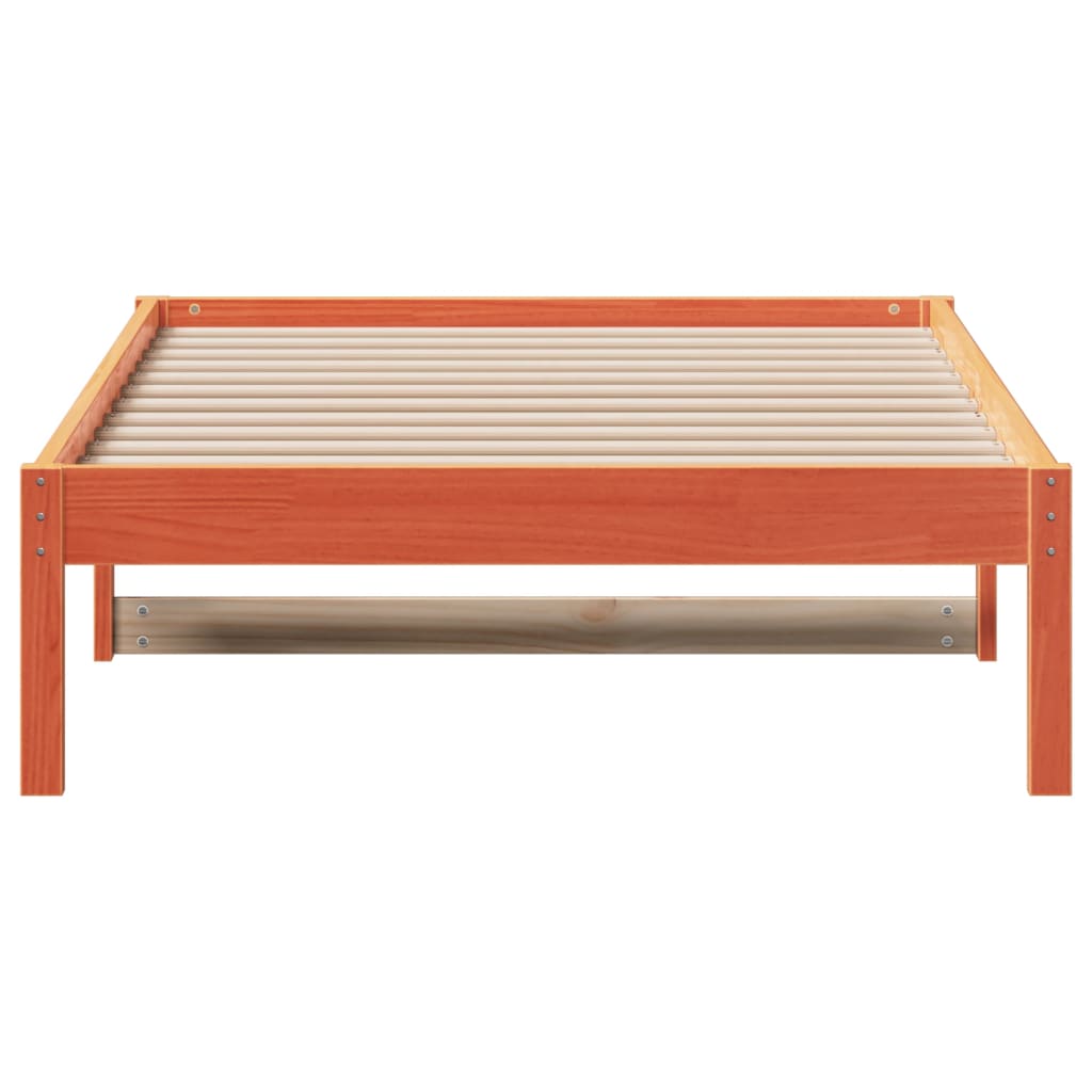 Dagseng uten madrass voksbrun 80x200 cm heltre furu
