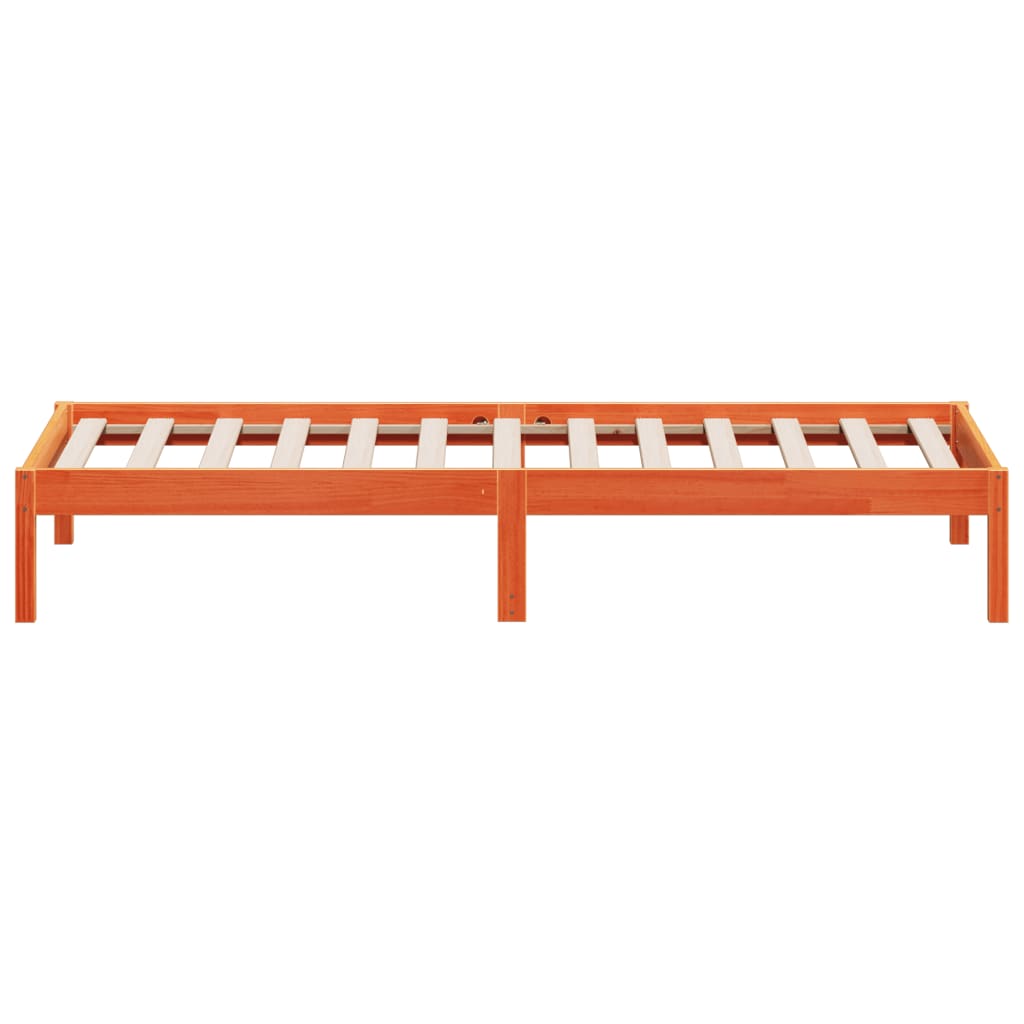 Dagseng uten madrass voksbrun 80x200 cm heltre furu