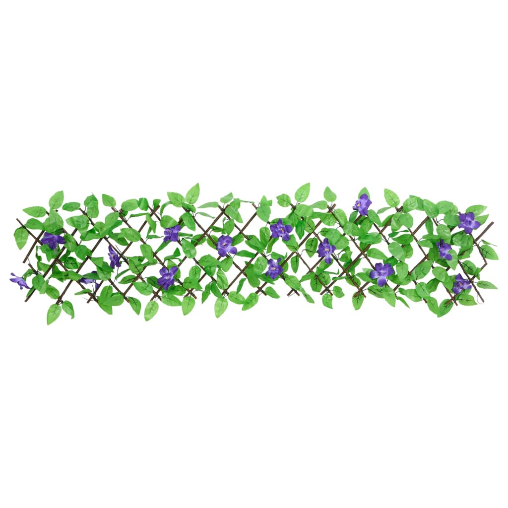  Utvidbart espalier med kunstig eføy grønn 180x20 cm vidaXL