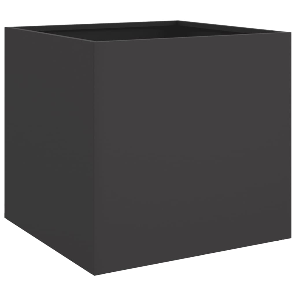 Plantekasse svart 42x40x39 cm stål