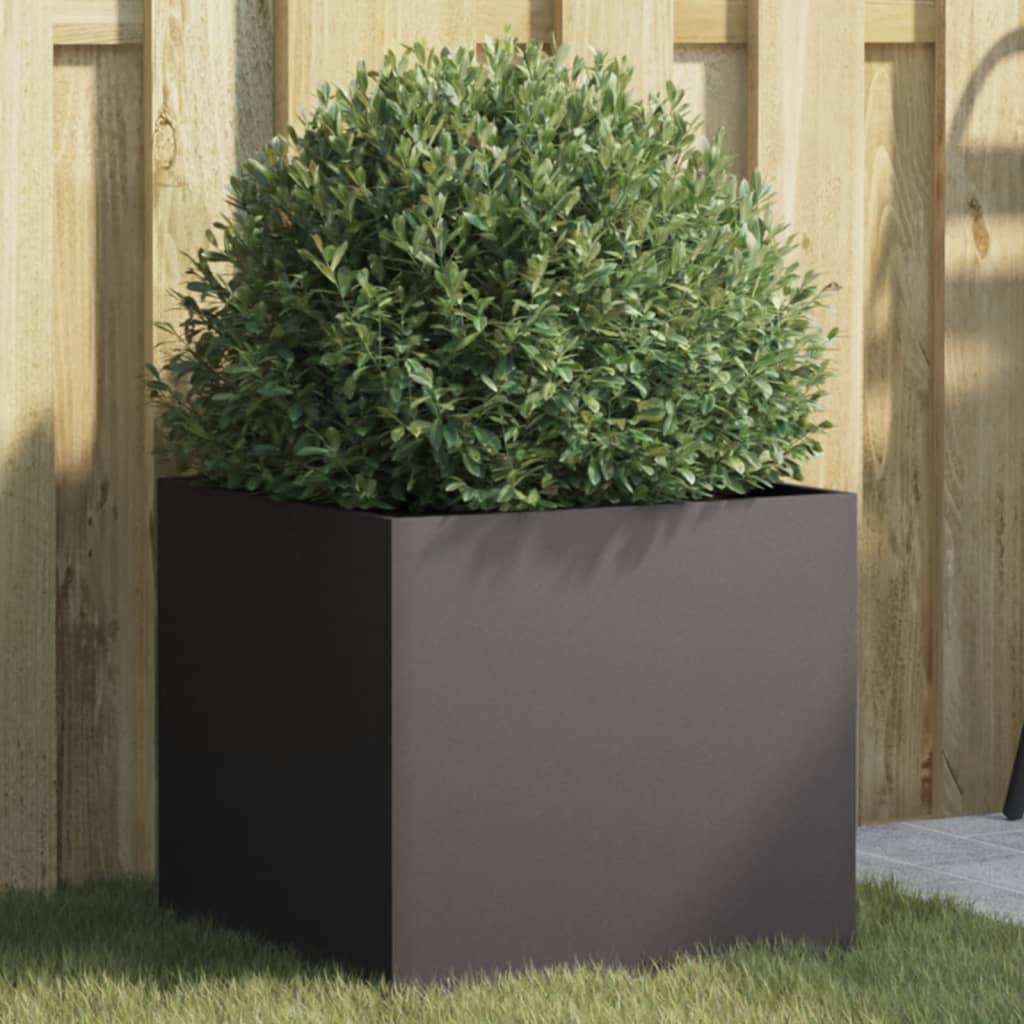 Plantekasse svart 42x40x39 cm stål