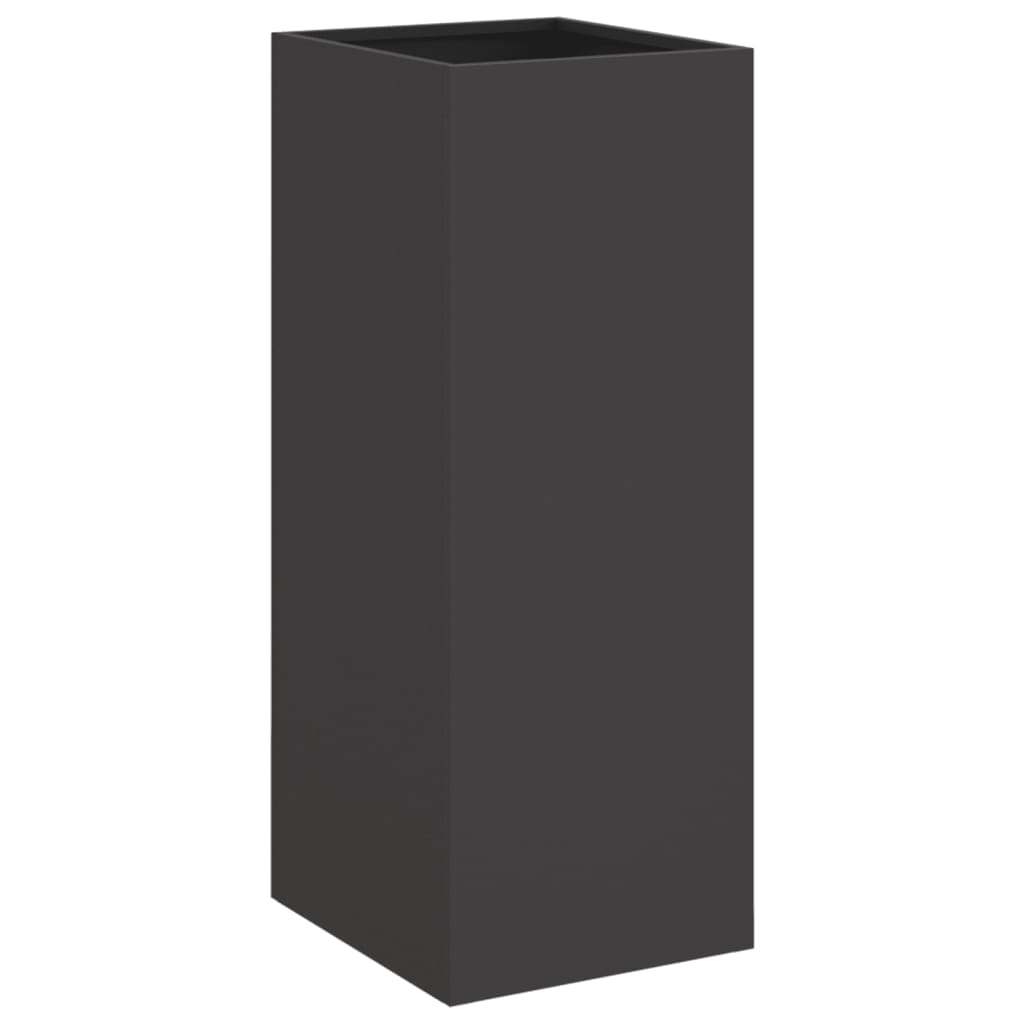 Plantekasse svart 32x29x75 cm stål