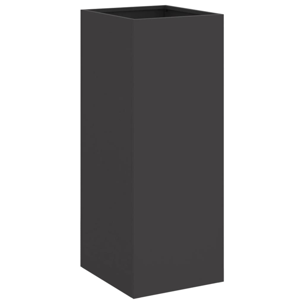 Plantekasse svart 32x29x75 cm stål