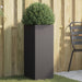 Plantekasse svart 32x29x75 cm stål