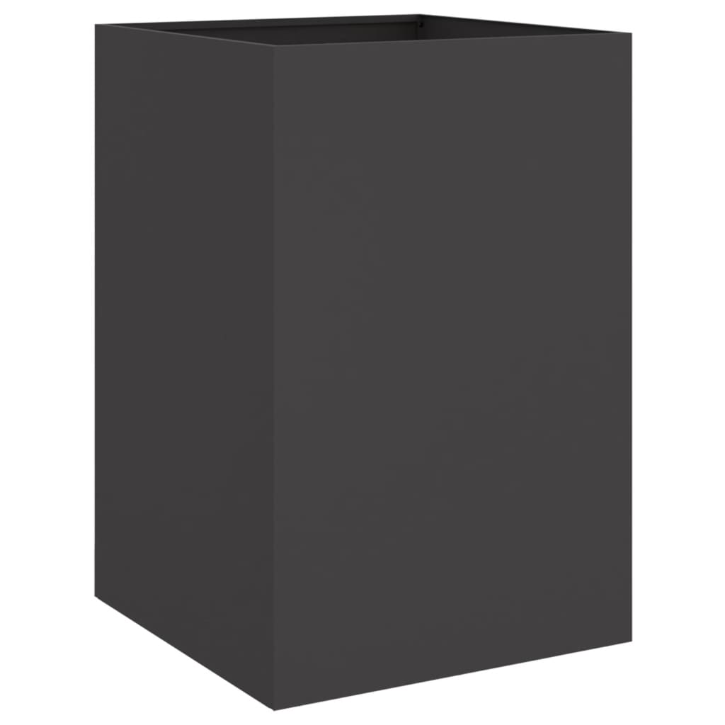 Plantekasse svart 52x48x75 cm stål