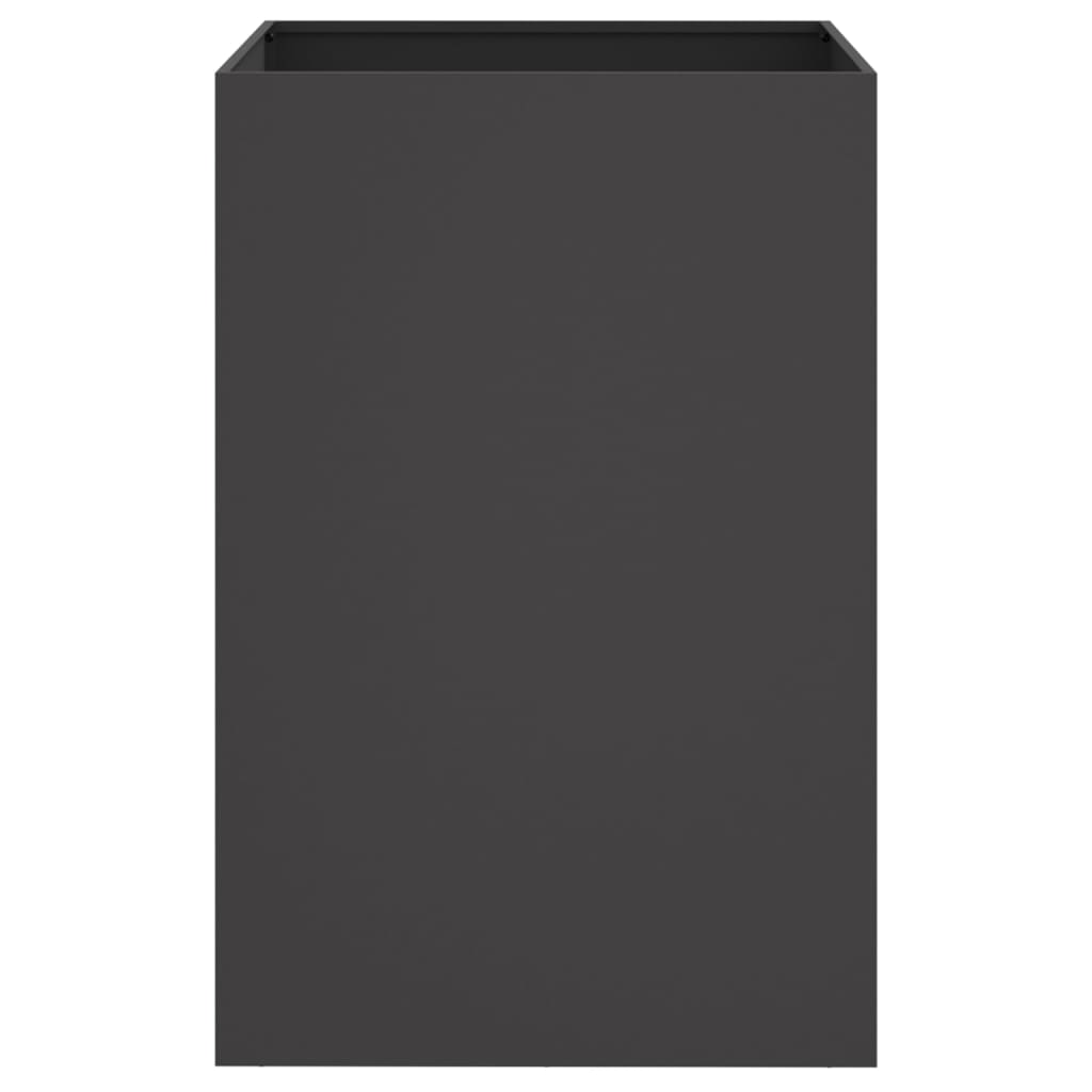 Plantekasse svart 52x48x75 cm stål
