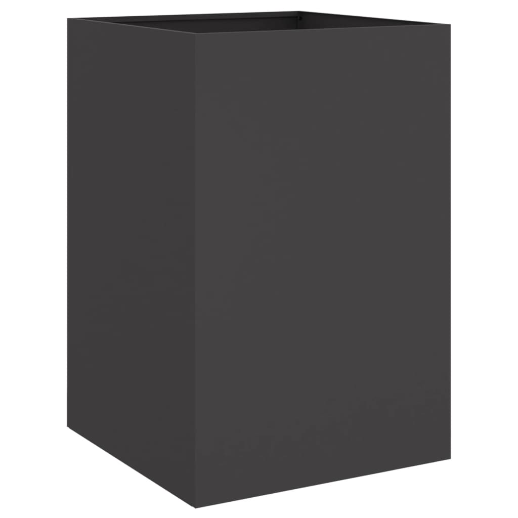 Plantekasse svart 52x48x75 cm stål