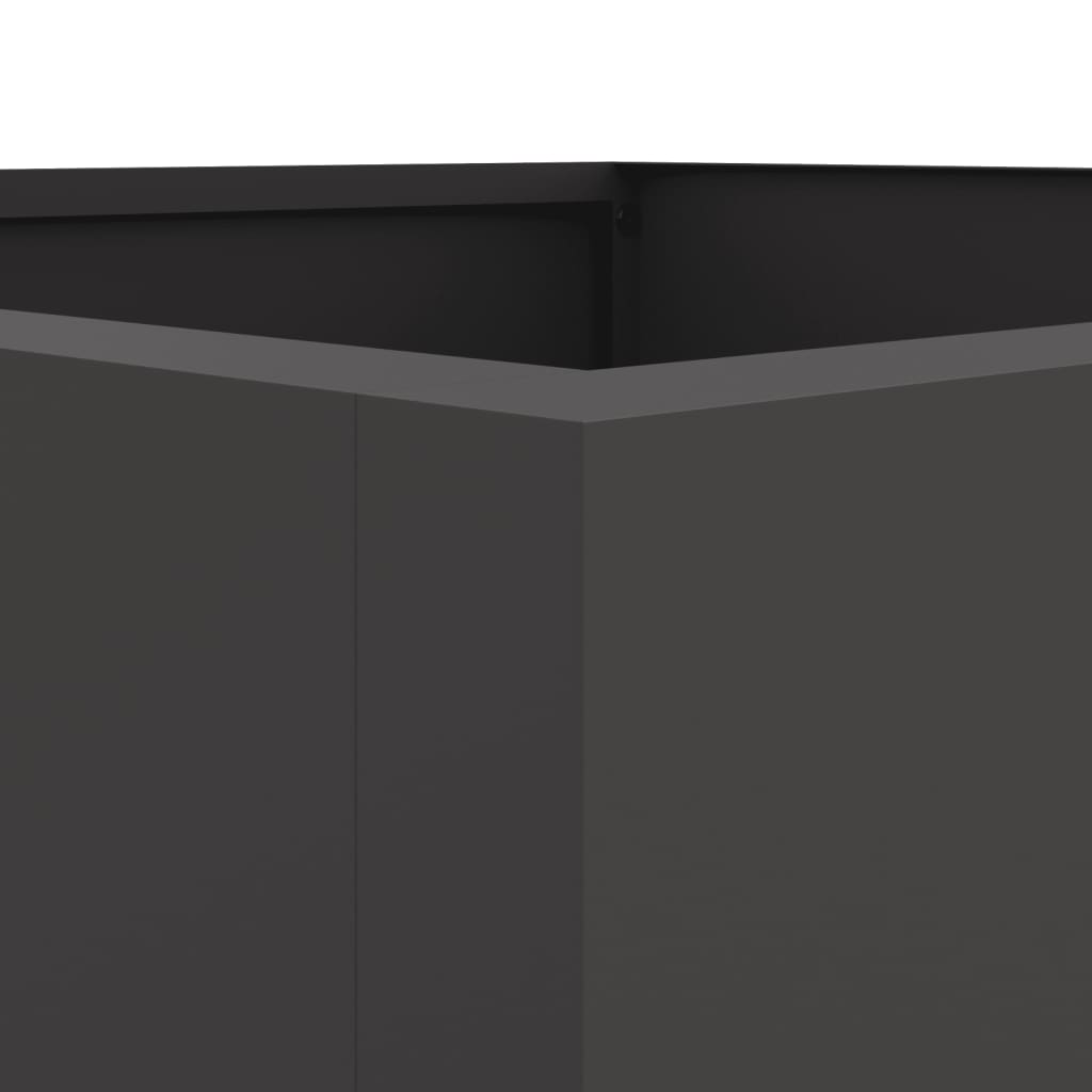 Plantekasse svart 52x48x75 cm stål