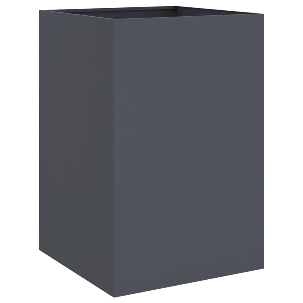 Plantekasse antrasitt 52x48x75 cm stål
