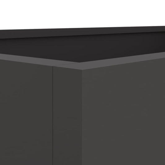 Plantekasse svart 62x40x39 cm stål