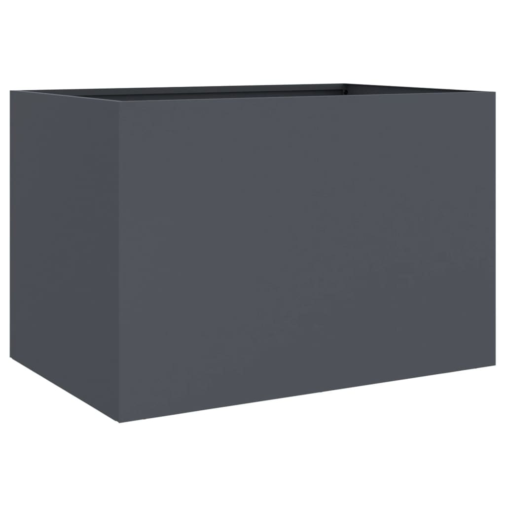 Plantekasse antrasitt 62x40x39 cm stål