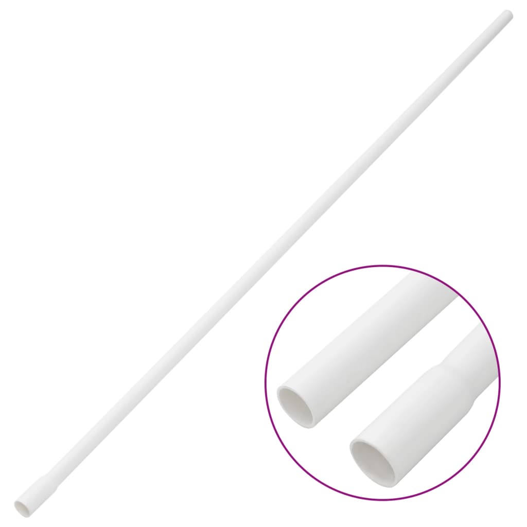 Kabelkanaler Ø16 mm 30 m PVC vidaXL