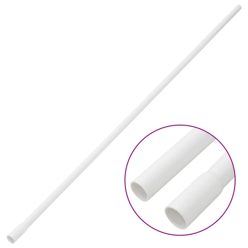 Kabelkanaler med klips Ø16 mm 10 m PVC