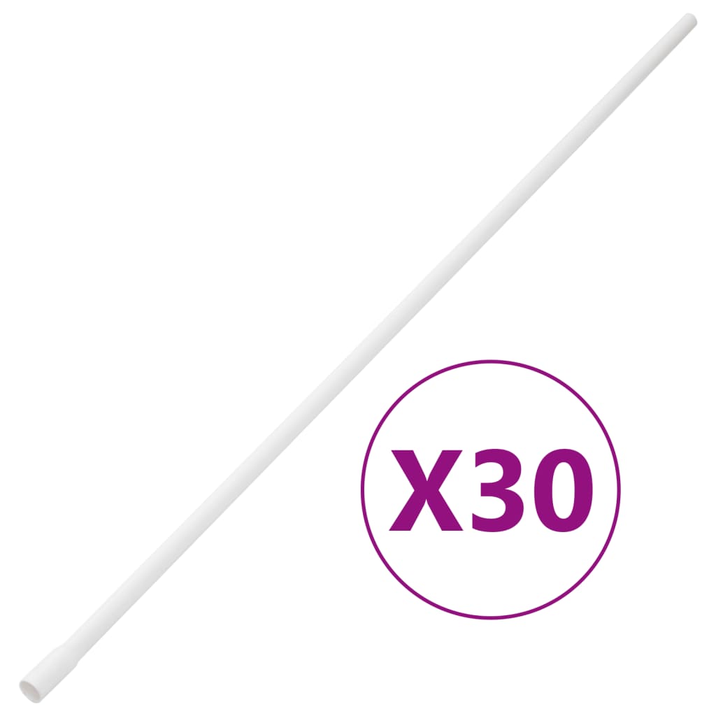 Kabelkanaler med klips Ø16 mm 30 m PVC