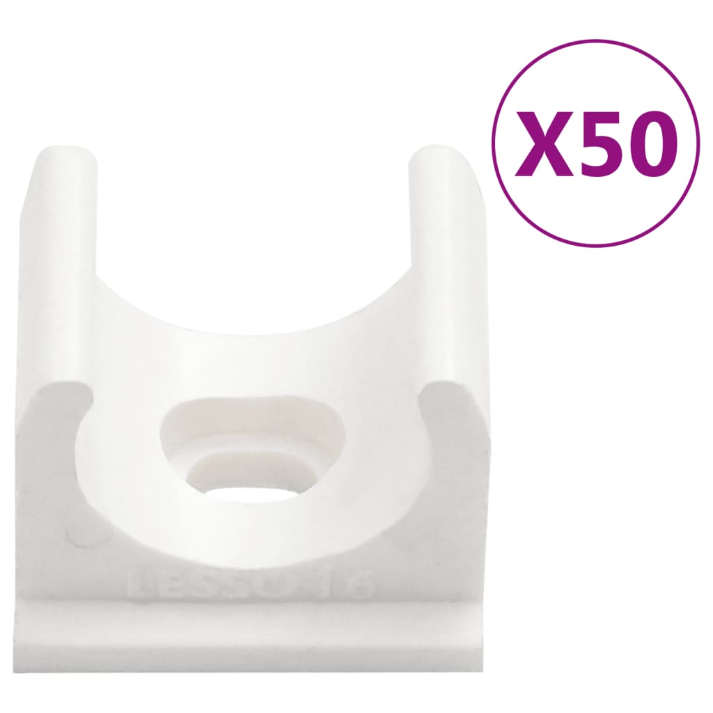 Kabelkanaler med klips Ø16 mm 30 m PVC