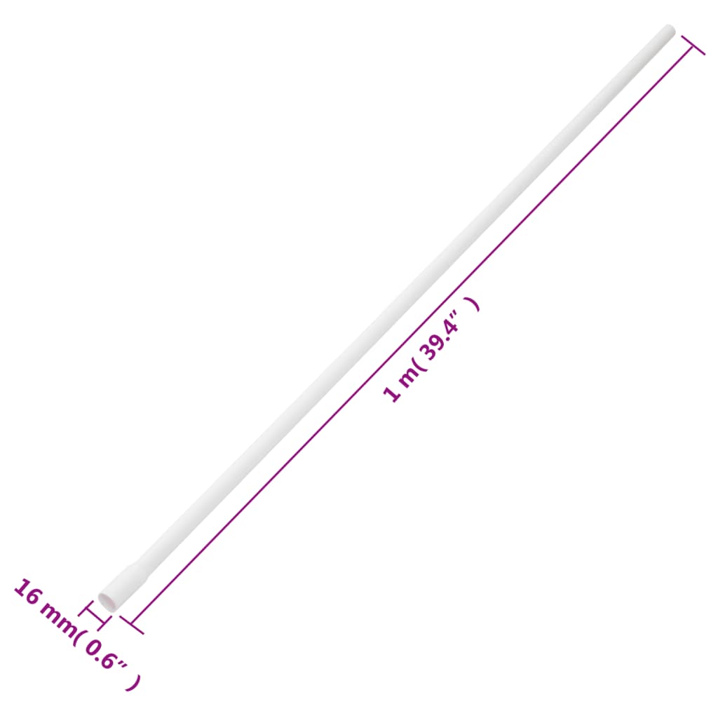 Kabelkanaler med klips Ø16 mm 30 m PVC