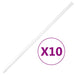 Kabelkanaler med klips Ø25 mm 10 m PVC