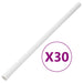 Kabelkanaler med klips Ø30 mm 30 m PVC