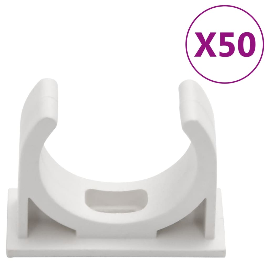 Kabelkanaler med klips Ø30 mm 30 m PVC