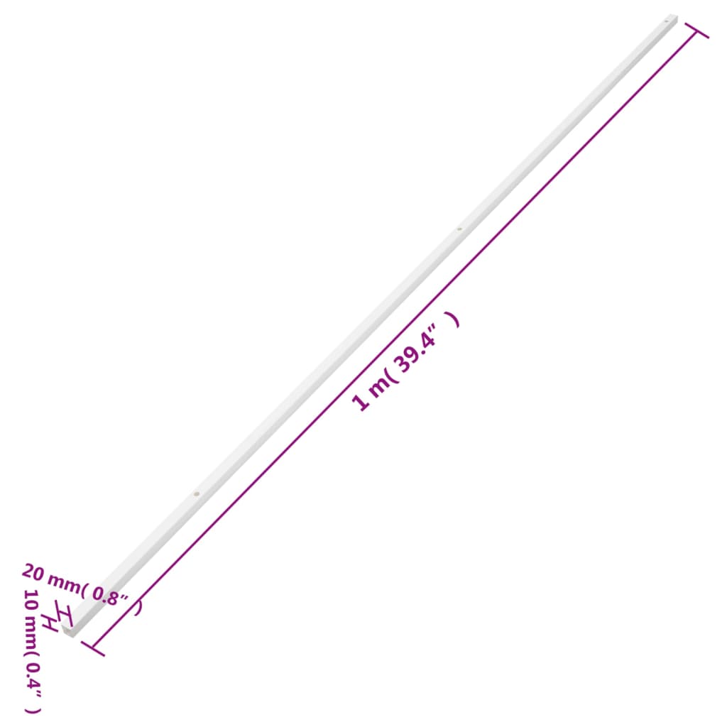 Kabelkanaler 20x10 mm 10 m PVC