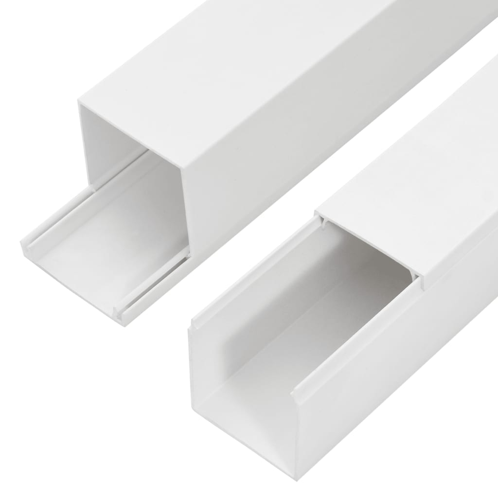 Kabelkanaler 40x25 mm 10 m PVC vidaXL